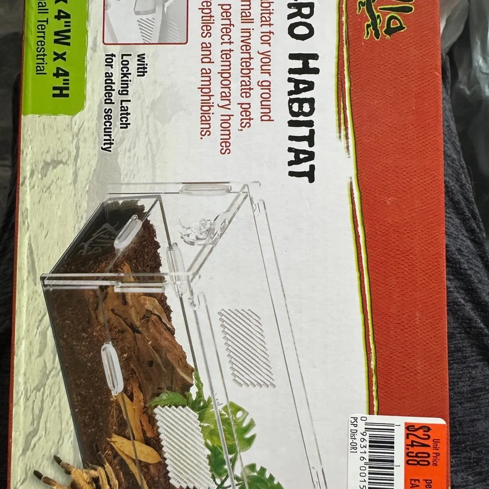 Zilla spider/bug/reptile Micro Habitat